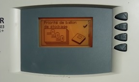 Choix de priorité d'un chauffage solaire