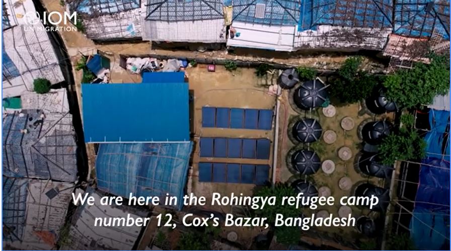 Station de pasteurisation vue du ciel