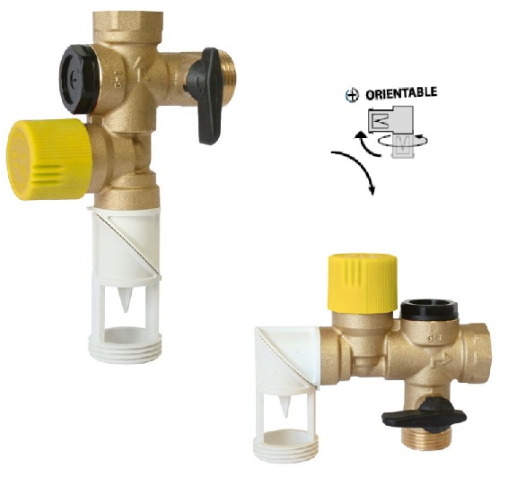 Groupe de sécurité sanitaire orientable